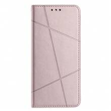 For Galaxy Redmi Honor Oppo Black Colorblocking Pattern Phone Case With Wallet Case Folding Base Leather Magnetic Closure Phone Case Waterproof Shockproof Anti-Fall Scratch Resistant Full Cover