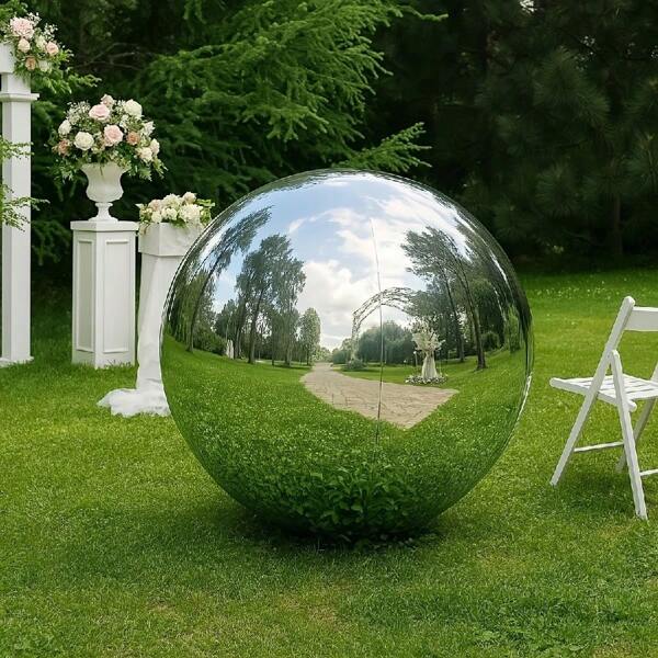 Globos gigantes de 32/50/60 pulgadas de 4D de hojas de aluminio, en colores dorado y plateado, con múltiples opciones de tamaño - 81,28 cm, 127 cm, 152,4 cm - Diseño vibrante de arcoíris, ideal para bodas, cumpleaños, aniversarios y fiestas, globos para jugar al aire libre | Globos vivos | Globos duraderos