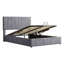 Bed Frames - Gray + Upholstered - View 7