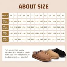 Local Delivery--Women's Slippers Fuzzy Cozy Short Ankle Shoes Indoor And Outdoor Mules Furry Warm House Slippers For Woman Cute Fluffy Clogs - 杏色 - 查看 6