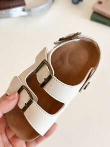 1 Pair Kids' Sandals, Summer New Open-Toe Soft Bottom Beach Toddler Shoes, 2025