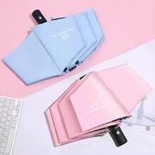 Mini Folding Automatic Umbrella Anti UV Rain Sun Umbrella Fashion Portable Windproof Light Women Men Children Parasol Umbrella