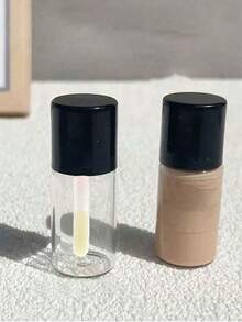 1/3/5个迷你旅行装粉底液、遮瑕膏和唇膏瓶，4毫升/0.1盎司 - 便携式化妆品容器，带旋转盖，无香型，是化妆品小样和洗漱用品的理想之选，适合度假旅行、夏季旅行，可用于化妆、家居装饰、梳妆台、旅行、卧室、化妆配件、圣诞礼物、化妆品、化妆工具、便宜货、礼物、女士礼物、圣诞礼物、赠品、旅行、便宜货、旅行必备品 - 彩色 - 查看 5