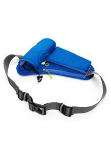 1 pieza Bolsa de botella de agua de nailon, Riñonera deportiva para exteriores, Bolsa deportiva multifuncional para teléfono, Bolsa de pecho ultra ligera y transpirable