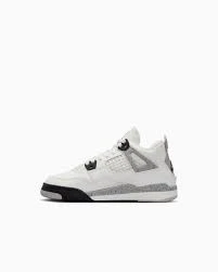Nike Air Jordan 4 Retro OG 兒童鞋白色