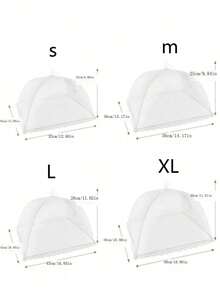 1pc Large Foldable Food Cover Fly Proof Kitchen And Outdoor Camping Food Cover, Feast Insect Proof Food Cover - Multicolor - View 13