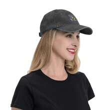 Gorra de béisbol con logo de estrellas, gorras de béisbol para hombres del juego , sombreros vaqueros vintage para exteriores de verano con ajuste regulable - Negro - Ver 7