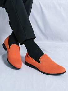 Sapatos sociais masculinos plus size com bico fino, calçados formais da moda, estilo malha respirável, confortáveis para caminhar, dirigir e casar