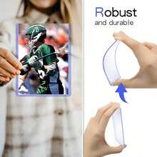 100pcs Hard Plastic Card Protector, Baseball Card Protector, Transparent Card Holder, Small Card Cover, Mclovin, Photo Card Collection Book, Kpop Card, Kpop, K-Pop, Photo Card Holder Back To School Season Hard Plastic Card Holder Top Loading Card, Baseball Card Protector Hard Plastic, Suitable For Baseball Cards, Game Cards, Trading Cards, Etc. (Inner Card Size 97*66mm)