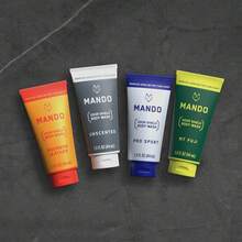 Mando Odor Shield Body Wash - 24 Hour Control - Removes Odor Better Than Soap - SLS And Paraben Free, Skin Safe - 8.5 Ounce (Bourbon Leather) - Sampler Pack - View 9