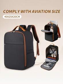 Myco Ryanair Cabin Bag - 15.75x7.87x9.84inch /40cm*26cm*20cm Laptop Backpack,Business Travel Anti Theft Slim Durable Laptops Backpack, Water Resistant College Computer Bag For Women & Men Fits 15.6 Inch Laptop And Notebook Bag For School School Accessories School Stuff - Multicolor - View 15