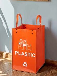 120L大容量可折叠垃圾桶，防水防污，便携式，适用于家庭厨房、户外露营、庭院落叶，多功能，适用于多种场景，易于存放，随身携带 - 彩色 - 查看 9