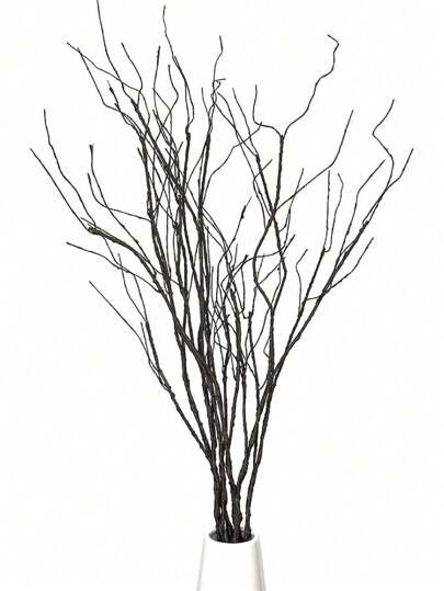 1pc/3pcs/5pcs-Lifelike Curly Willow Branches Decorative Dried Artificial Twigs, 29.53 In Fake Bendable Sticks Vintage Vines/Stems DIY Greenery Plants Craft Vases Home Garden Hotel Farmhouse Decor Valentine's Day Home Decor, Spring Branches, Artificial Bending Accessories, Spring Branch Accessories