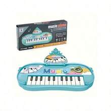 BIGFUN Órgano electrónico USB de 37 teclas/49 teclas, piano digital, teclado de música electrónico con micrófono, color negro - Multicolor - Ver 10