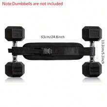 1 pièce Ceinture d'entraînement pour élévations de hanches noire avec bande de résistance des hanches, coussin de hanche pour pont fessier et exercices des fesses, pour haltères et kettlebell, exercices avec step et squat arrière - accessoires de gym noirs