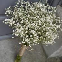 1 Blumenstrauß mit gemischten Blumen wie Schleierkraut, Eukalyptus, Lavendel usw. Natürlicher Pflanzenblumenstrauß, Schleierkraut Blumenstrauß für Braut, Brautjungfer, Blumenmädchen, Hochzeit, Boho-Naturstyling Schleierkraut, für Vase auf dem Tisch, Hochzeit, Brautstrauß, Heim-/Bürodekoration, Partys