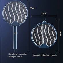1pc USB Rechargeable Foldable Electric Mosquito Killer Fly Swatter Trap 4 IN 1 Mosquito Killer Lamp Fly Insect Zapper For Home