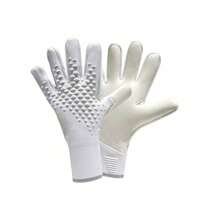 1 par de guantes de portero de fútbol con almohadillas protectoras para los dedos, equipamiento antideslizante, transpirable, resistente al agua y desgaste para entrenamiento