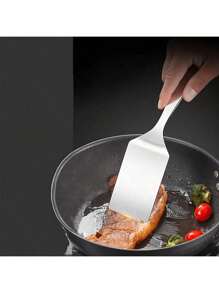 1pc Multi-Function Stainless Steel Kitchen Spatula - Steak Flipper, Slotted Spoon, Pancake Turner, Essential Cooking Tool