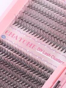 240 szt. pojedynczych rzęs typu D Curl z klejem i uszczelnieniem, miękkie i naturalnie wyglądające, puszyste sztuczne rzęsy do codziennego noszenia, gęste, powiększające oczy, zestaw do przedłużania rzęs, 40D + 50D + 60D / 60D + 80D + 100D, tacka na rzęsy w różnych stylach do makijażu, na imprezy, wesele, podróże, zestaw do kępek rzęs o mieszanej długości 10-16 mm, rzęsy, sztuczne rzęsy