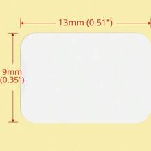 1pack, 15Pcs/Page, 3150Pcs Matte White Small Label Stickers, Removable Price Tags, Suitable For Jars, Boxes, Folders, Envelopes, School, Office, Kitchen (13 X 9mm), School Supplies,Back To School