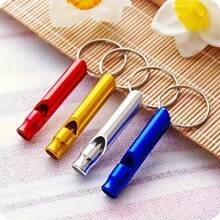 2PCS Fire Alarm Whistle - Special For Emergency Escape And Evacuation - Metal High-Frequency Survival And Distress Whistle - Children's Outdoor Survival Whistle