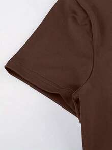 PLAYERA CAFÈ DE DAMA PARA ESTE VERANO IDEAL PARA GYM O CASUAL - Café integral - Ver 5