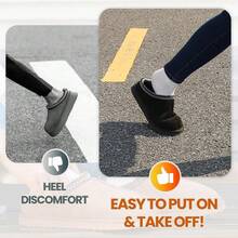 Local Delivery--Women's Slippers Fuzzy Cozy Short Ankle Shoes Indoor And Outdoor Mules Furry Warm House Slippers For Woman Cute Fluffy Clogs - 黑色 - 查看 8