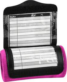 Champro Adult Quarterback Playbook Triple Black (AF50B) - Optic Pink - View 1