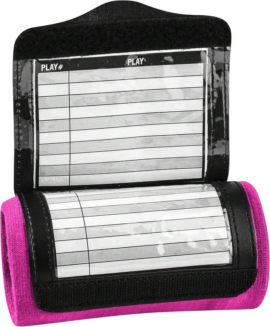 Champro Adult Quarterback Playbook Triple Black (AF50B) - Optic Pink - View 1