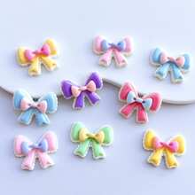 10pcs Mixed Bow Series DIY Scrapbooking Wedding Decorative Stickers, Buttons, Earrings, Hair Accessories, Jewelry Findings Craft Supplies - Multicolor - View 2
