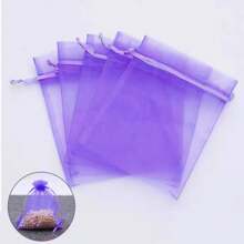 10/50/100pcs Gift Packaging Bags, Multi-Color Organza Candy Bags, Tableware, Size: 7*9CM, Various Holiday Party Packaging Supplies, Festival Home Decor