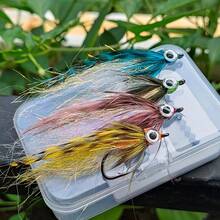 4 Pcs/Set, LY019 Artificial Fishing Lures, Fly Fishing Baits, Bionic Bait, Nymph Bait, Lure Fishing, Dry Fly, Spin Casting Lures, Bionic Design, Attract Fish Bites, Compact Size, Portable, Suitable For Beginner Anglers - Multicolor - View 3