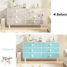 1 Roll Solid Color Self-Adhesive Wallpaper Thick Peel Off Vinyl Contact Paper Bedroom Living Room Background Wall Home Decoration Wall Sticker Kitchen Baffle Cabinet Furniture Renovation DIY Easy To Install Removable Wallpaper15.7inX196.8/118.1/39.3in Wall Paper Wall Stickers Room Decor Wall Decor - Baby Blue - View 9