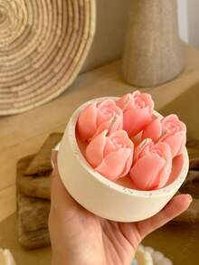 3D Tulip Silicone Mold - Floral Candle/Soap/Resin DIY Craft Kit - White - View 10