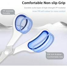 4 Pack Scissors All Purpose For Office, Home, School, And Crafts - 8.5" Heavy Duty Office Scissors With Cover