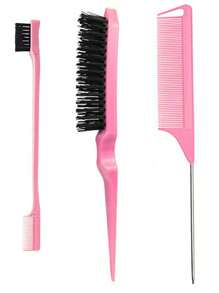 15 Piezas Juego de Cepillos y Peines para Peinado, 3/13 Piezas Peines, Peines de Púa, Peines de Cola de Rata, Cepillos de Bordes, Cepillos de Cabello, Rociador de Alta Presión, Horquillas, Anillos para el Cabello, Peines de Dientes Anchos, Gorros de Baño, Trenzadores de Cabello, Adecuado para Todo Tipo de Peinados, Vuelta al Colegio, Esenciales de Viaje y Vacaciones, Accesorios de Cabello para Mujeres