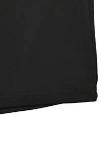 Casual Backside Hollow Design Versatile Short Bodycon Jumpsuit, Flattering Silhouette, New For Summer - Black - View 6