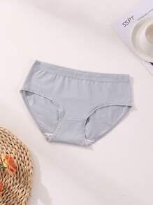 6 条装女士棉质低腰无缝内裤 - 透气柔软内裤 - 隐形舒适三角裤 - 纯色基础款内衣日常穿着内衣 - 彩色 - 查看 6