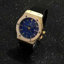 Pallyjane Men's Watch With Pointer Gold Black Silver Watch + Box Ready For Delivery - Multicolor - View 1