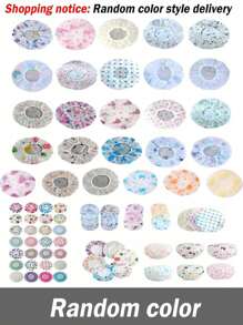 10pcs/5pcs/3pcs Double-Layer Shower Cap, Hair Mask Cap, Waterproof Bath Cap, Oil-Proof Hat, Shampoo Cap, Shower Bathing Cap, Waterproof & Thickened Home Bathroom Decor Fall Decor