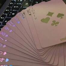 Glow-In-The-Dark Holographic Playing Cards Set - Party, Dorm And Gifts | Halloween, Thanksgiving - Multicolor - View 7