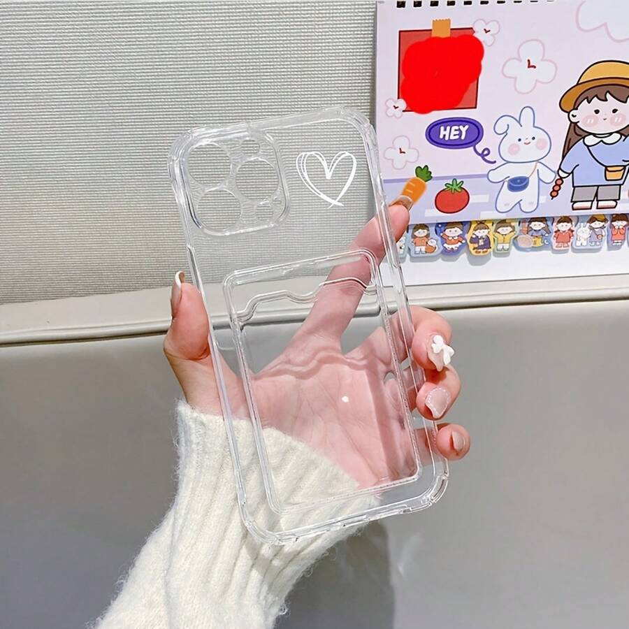 Máxima protección: Funda de cartera para teléfono para todos los modelos - Hasta 12/13/14/15/X/XS/XR, adecuada para 17 Air - transparente - Ver 1