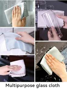 Large Magic Cloth, Fish Scale Glass Cleaning Cloth, Magic Cloth For Cleaning Glass, Absorbs Water Without Shedding, No Watermark, Kitchen And Household Dishwashing Cloth, Car Window Mirror Cleaning Cloth