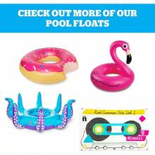 Giant Duck Pool Float, Over 4' Wide, Inflatable Floatie Tube, Blow Up Swim Ring, Outdoor Summer Pool Party Water Toy - 1 - View 5