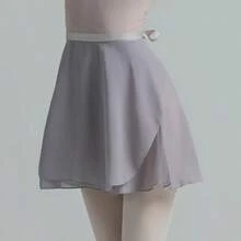 1pc Women's Elegant White Ballet Tutu Skirt With Waistband - Sheer Chiffon, Suitable For Dance Practice And Performance, Versatile Wrap-Around Design Covering Hips, Great For Gymnastics And Beach Activities, Performance Costume | Wrap Skirt | Polyester Skirt - Multicolor - View 12