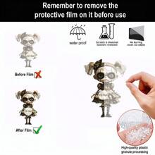 1pc Halloween Pendant Creative Skull Bag Bag Key Car Rearview Mirror Decoration Ornament Home Decor Perfect Gift For Friends And Family .