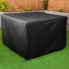 Heavy Duty Outdoor Waterproof Garden Patio Furniture Cover For Rattan Table Cube Outdoor - 黑色 - 查看 6