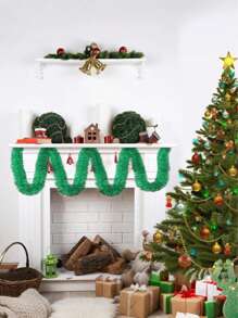 Purple Metal Wire Wreath, Christmas Metal Foil Metal Wire Wreath Decor Holiday Tree Wall Home Office Party Autumn Thanksgiving Halloween (Multicolor)