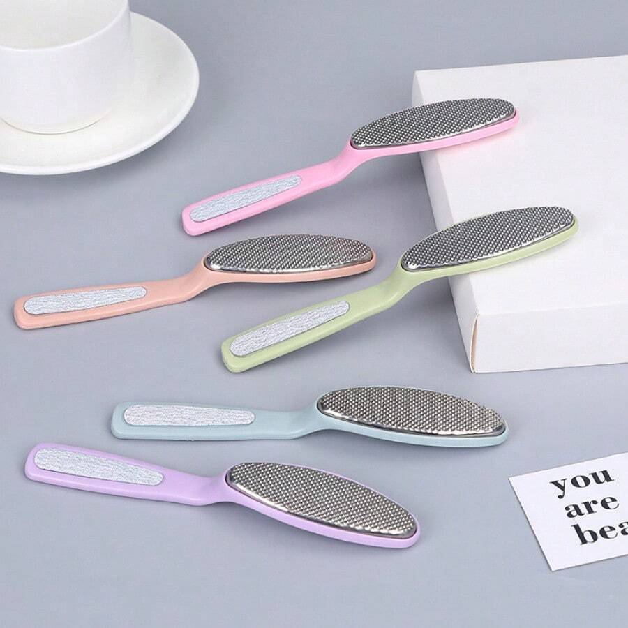 Stainless Steel Detachable Washable Foot File Foot Grinder Pedicure Callus Remover Dead Skin Brush Foot Callus Scrubber Foot Plate Scrub